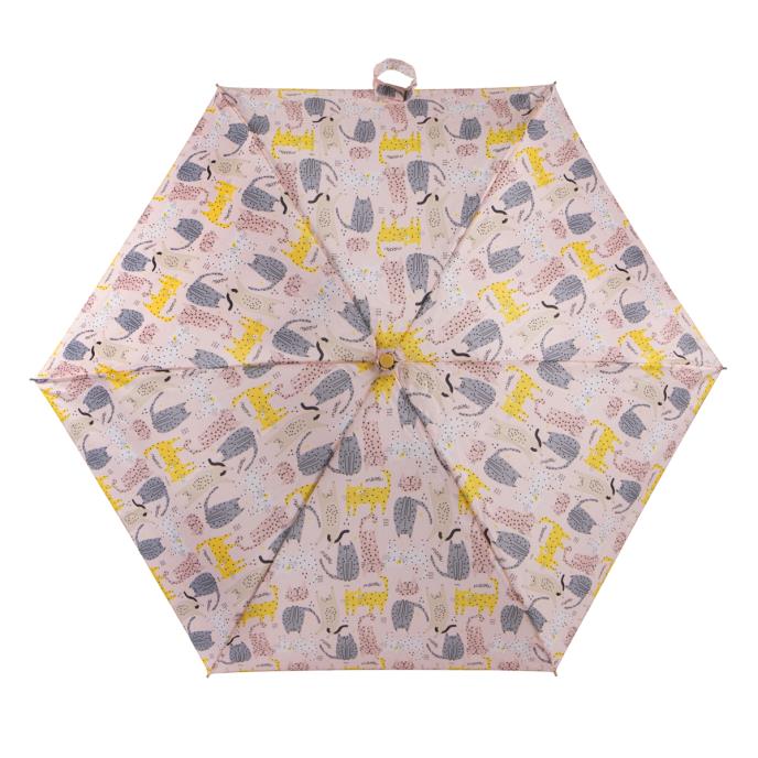 totes ECO-BRELLA® Compact Round Dotty Cat  (5 Section) Extra Image 2